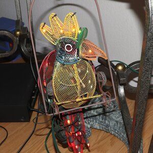 Mechanical/Animated Parrot With Lights by Collections Etc